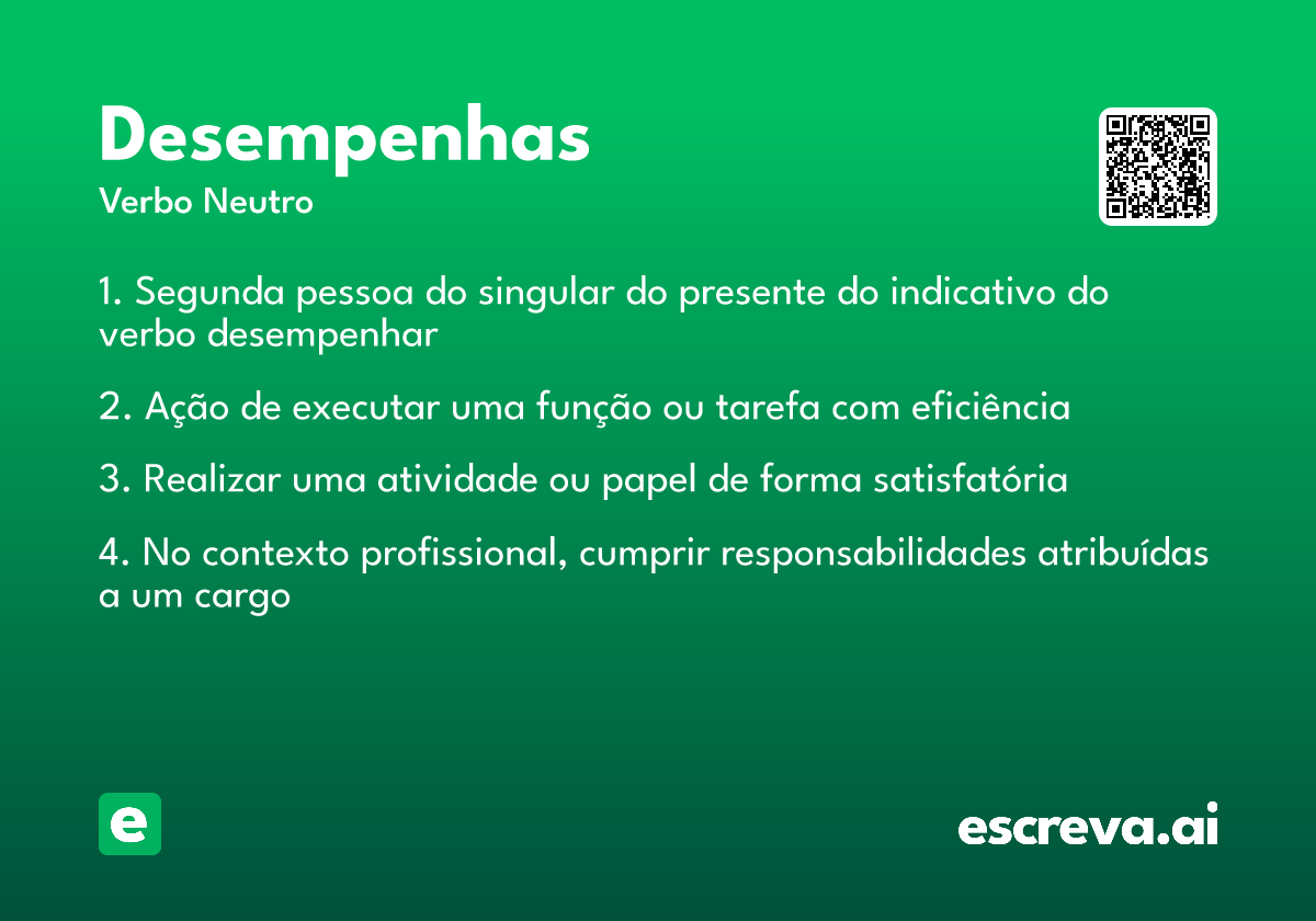 desempenhas