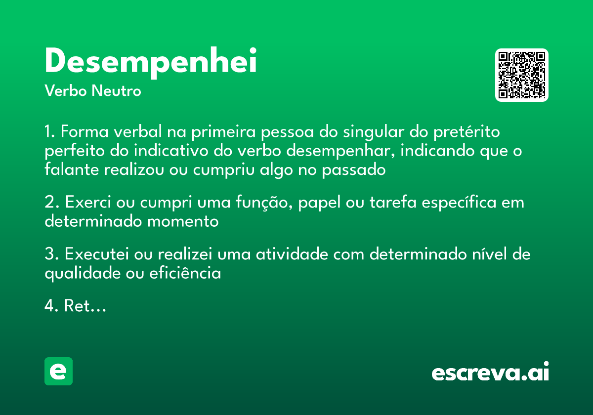 desempenhei
