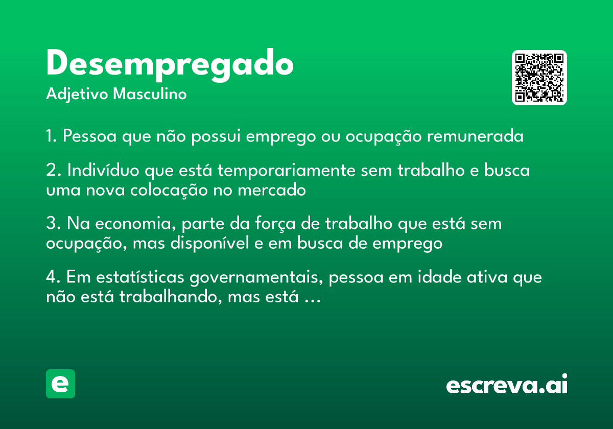desempregado