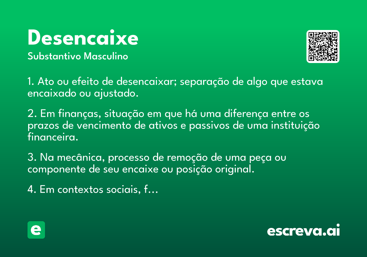 desencaixe