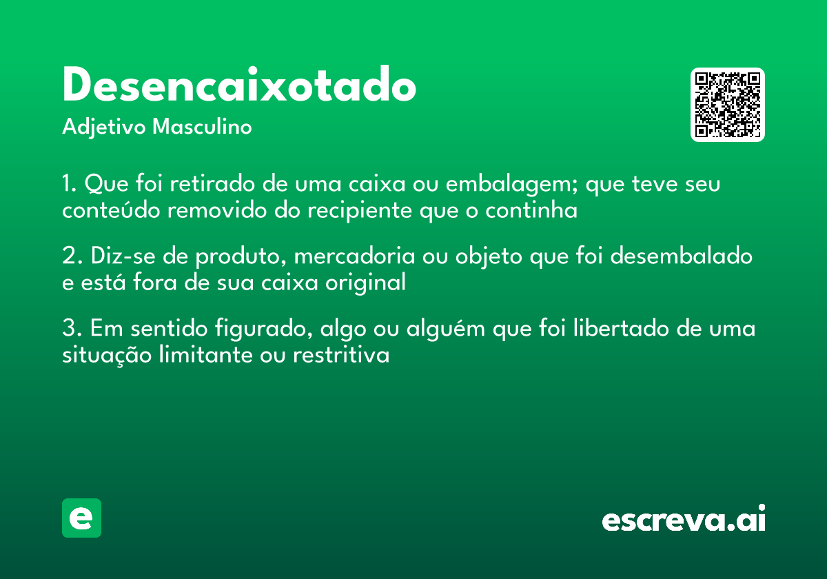 desencaixotado