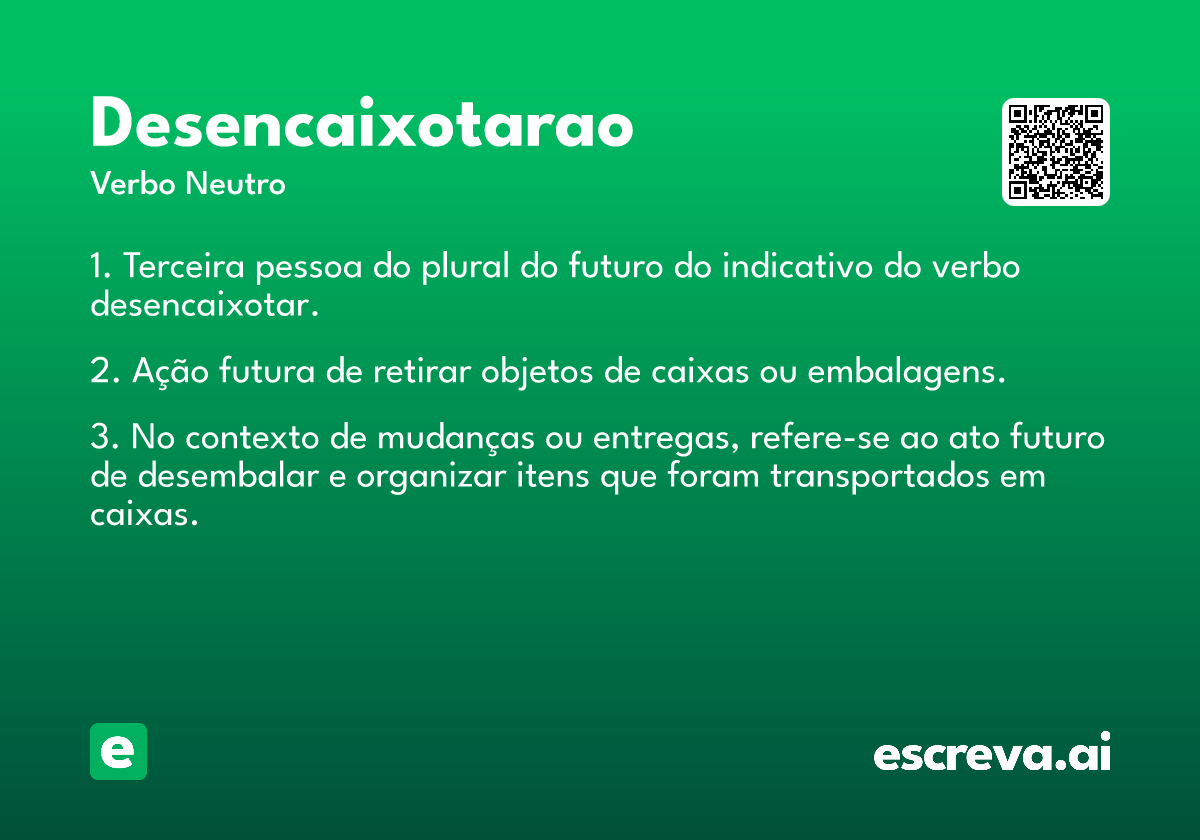 desencaixotarao