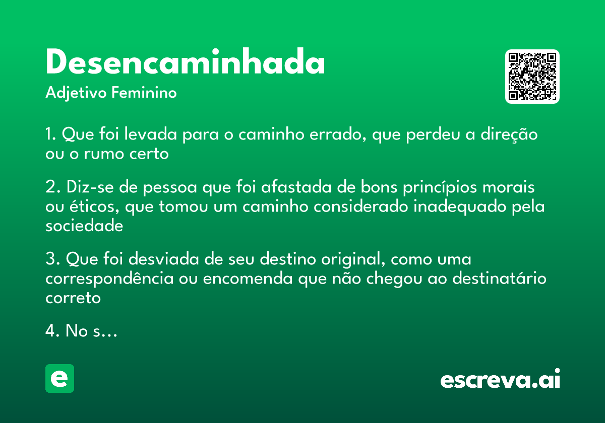 desencaminhada