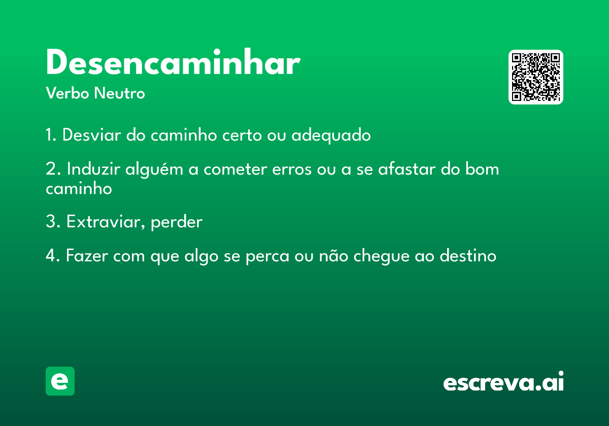 desencaminhar