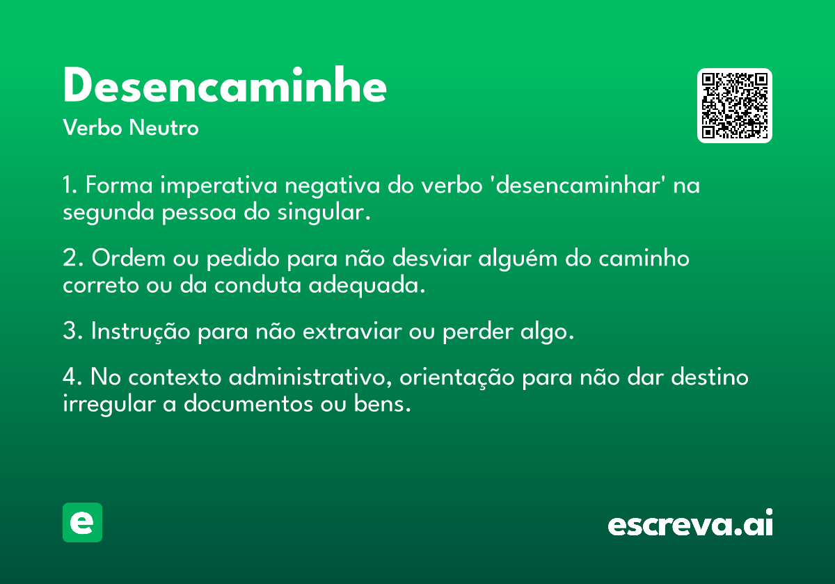 desencaminhe