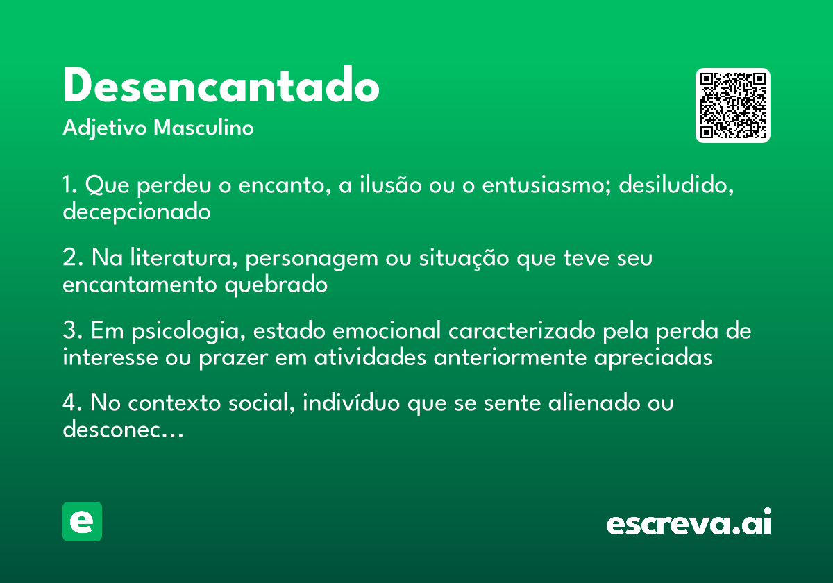 desencantado