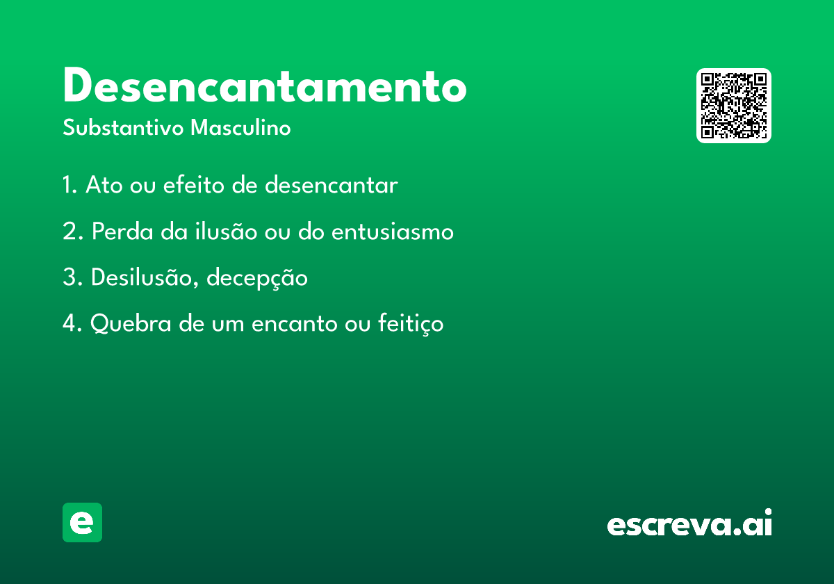 desencantamento