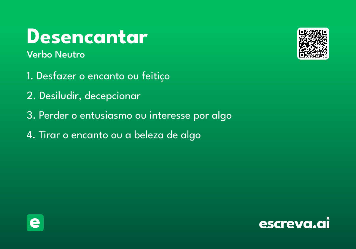 desencantar