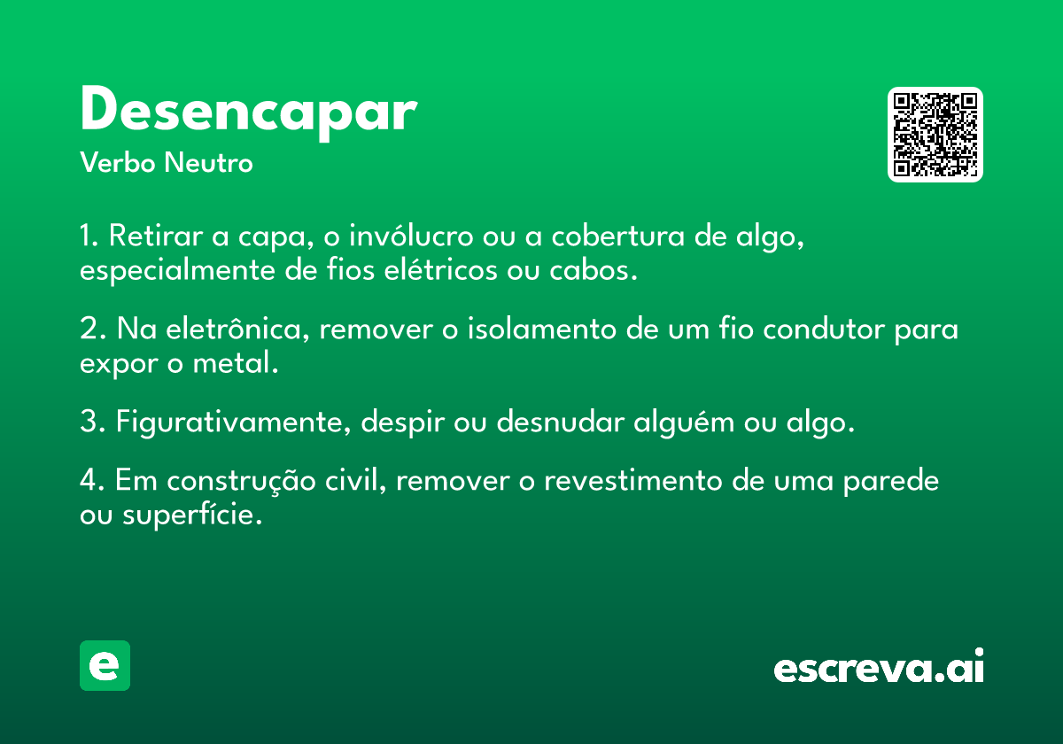 desencapar