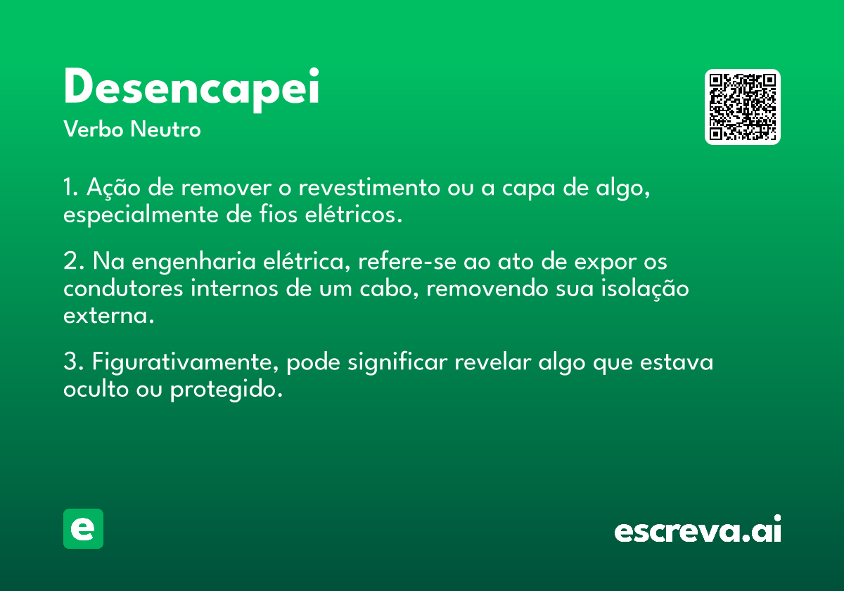 desencapei