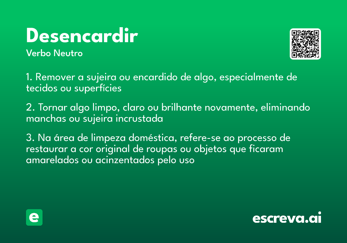 desencardir