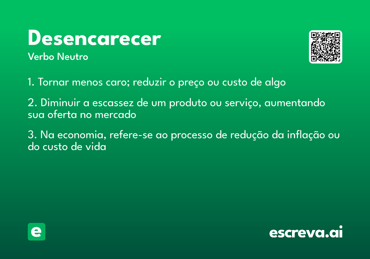 desencarecer