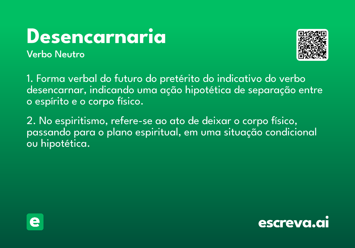 desencarnaria