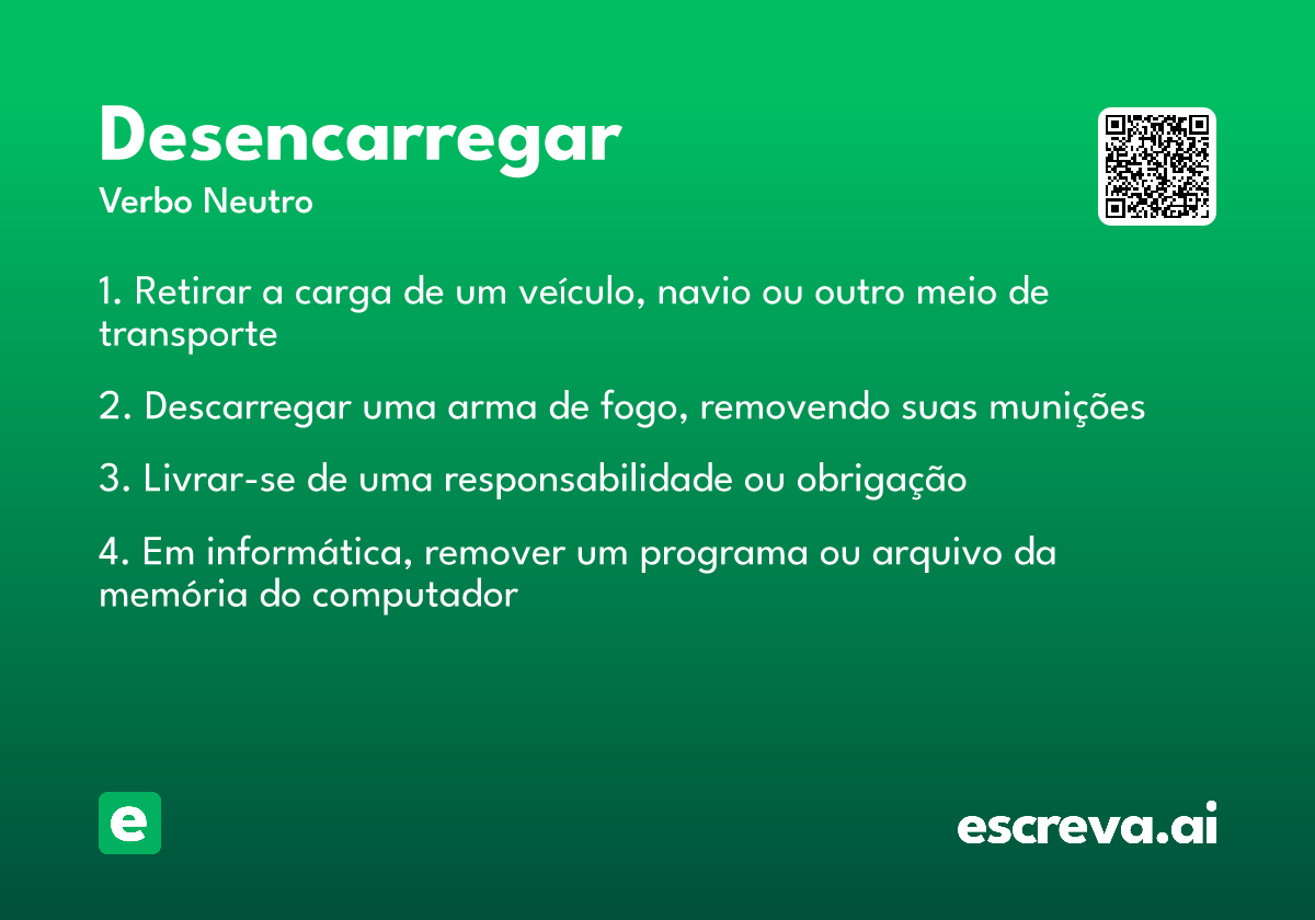 desencarregar