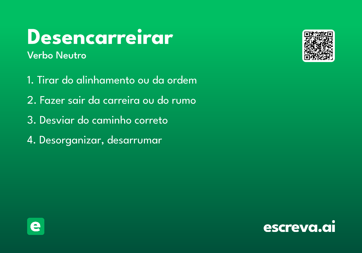 desencarreirar