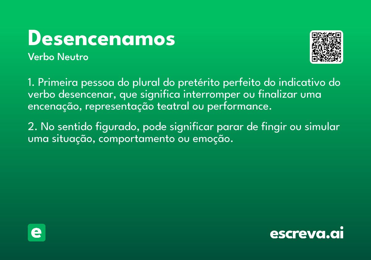 desencenamos