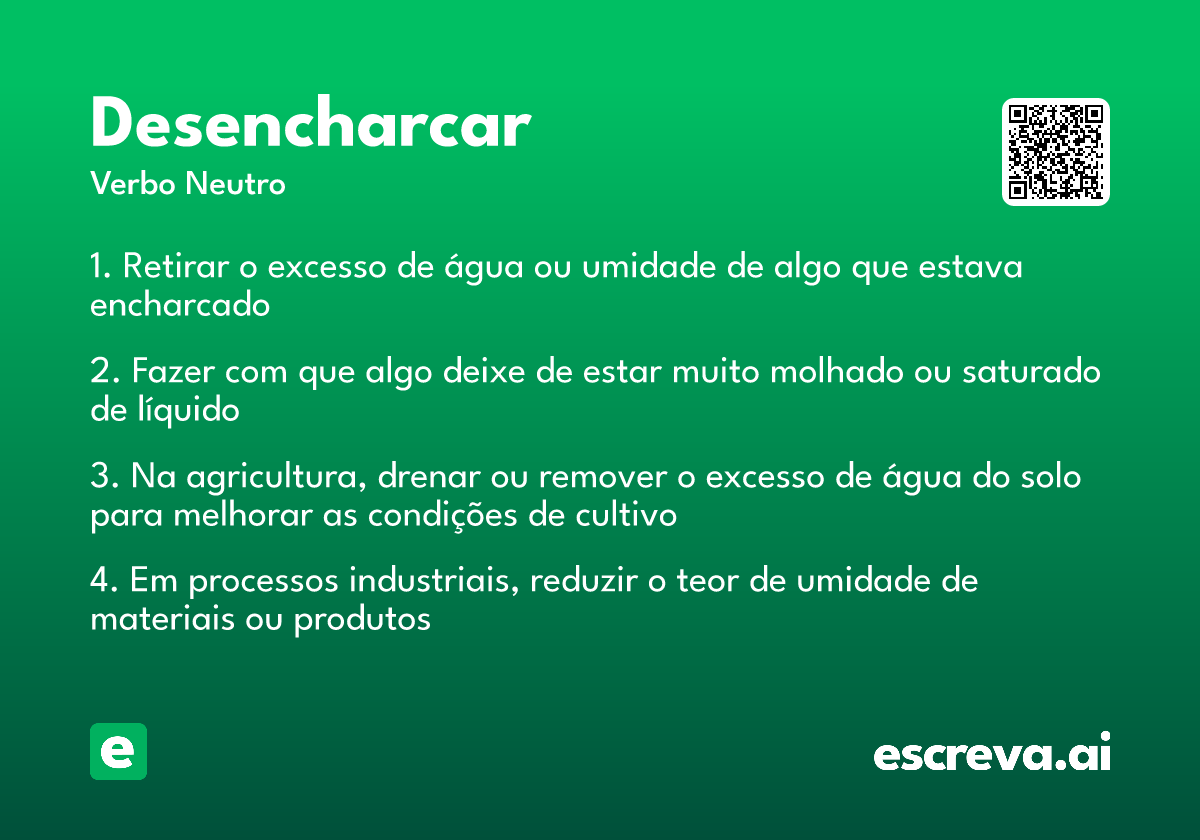 desencharcar