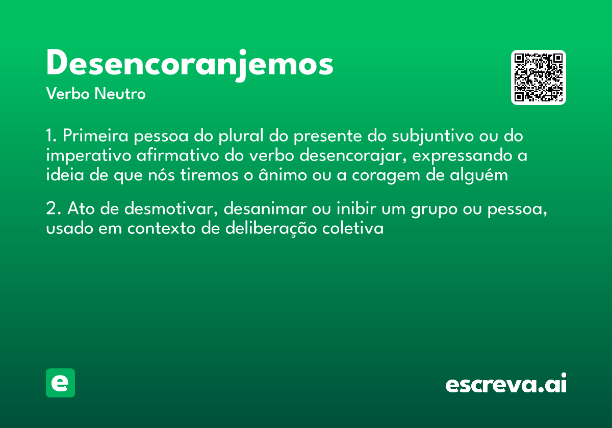 desencoranjemos