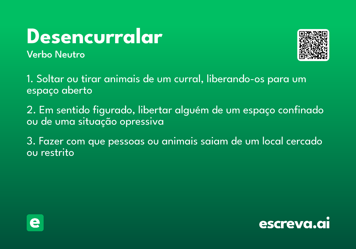 desencurralar