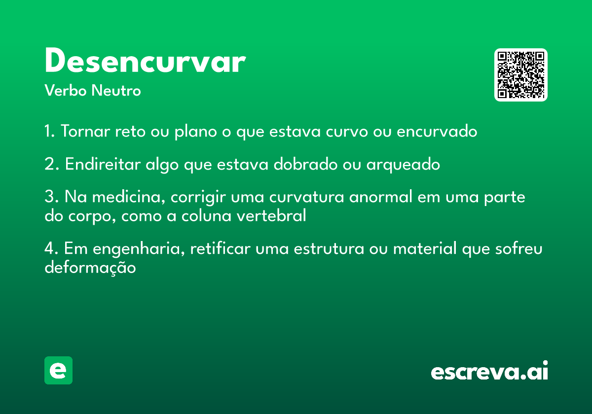 desencurvar