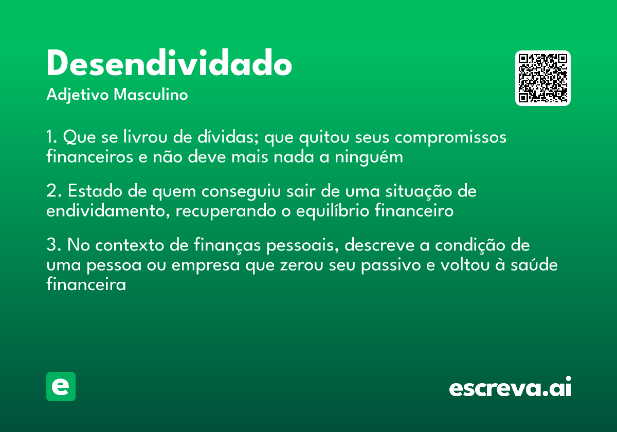 desendividado