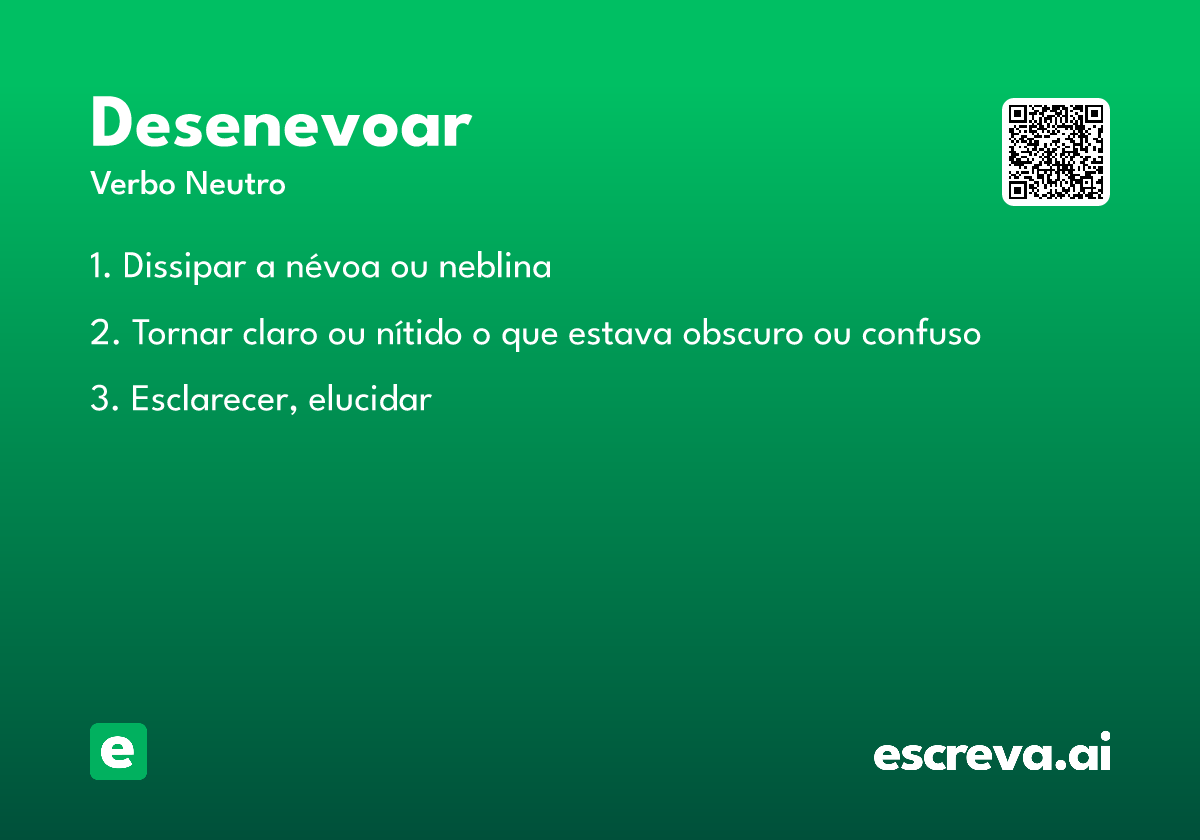 desenevoar