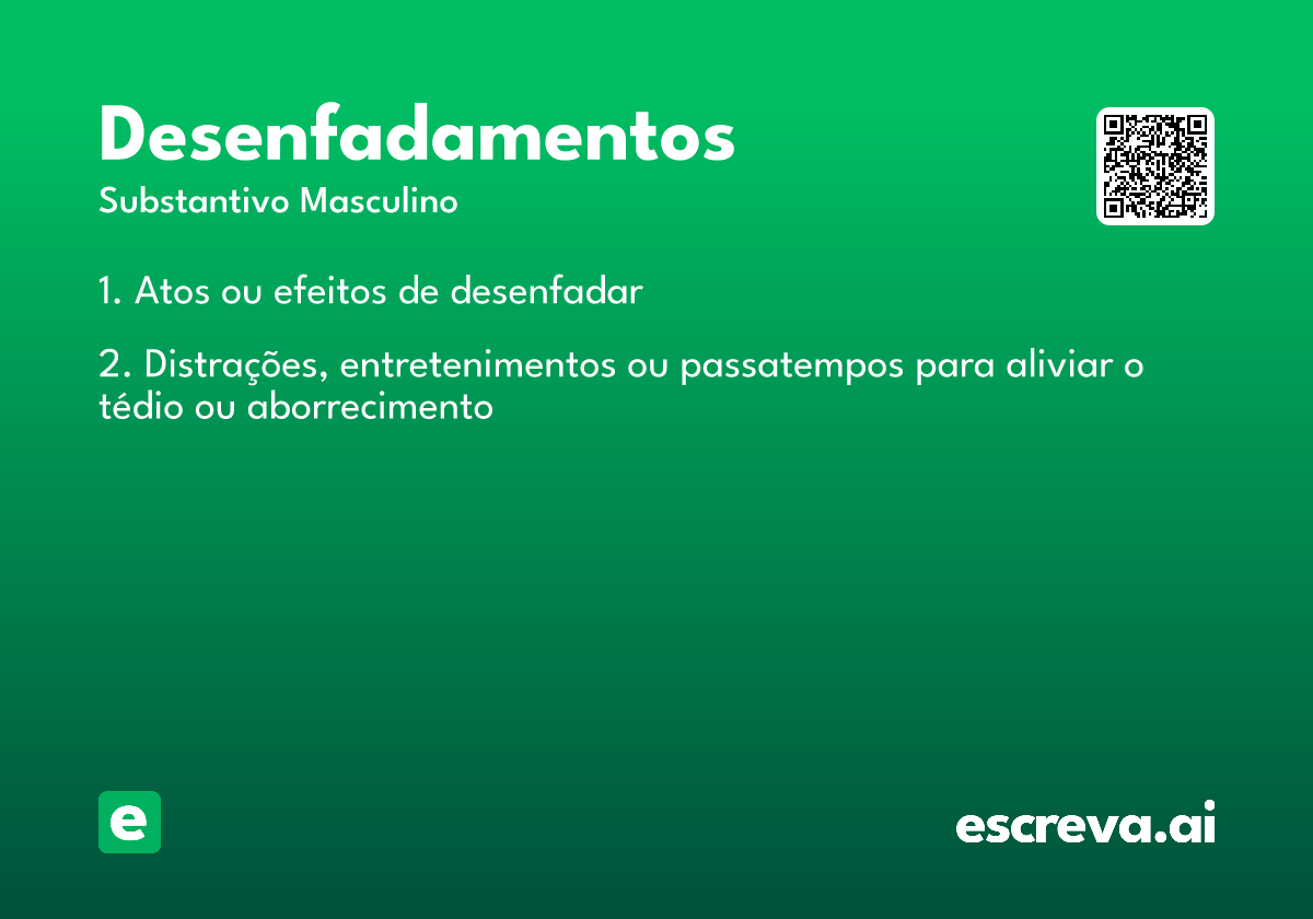desenfadamentos