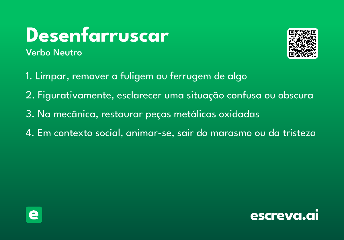 desenfarruscar