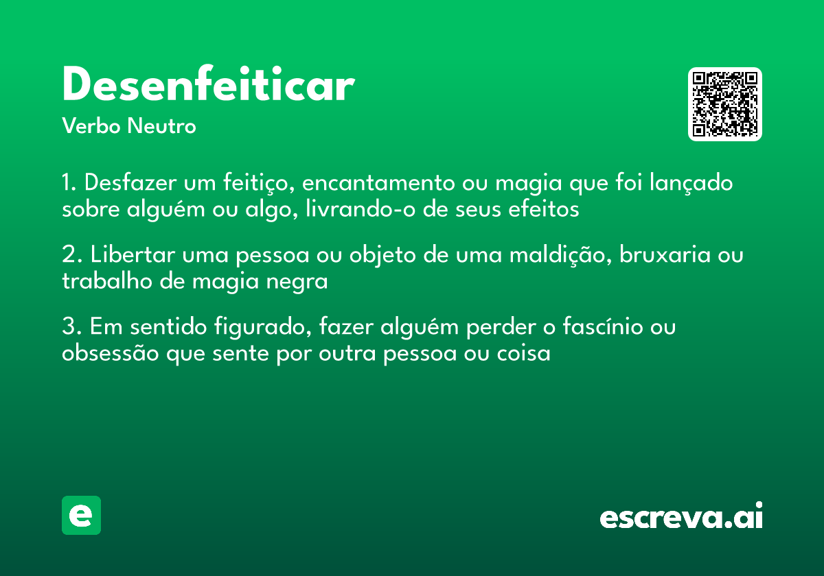 desenfeiticar