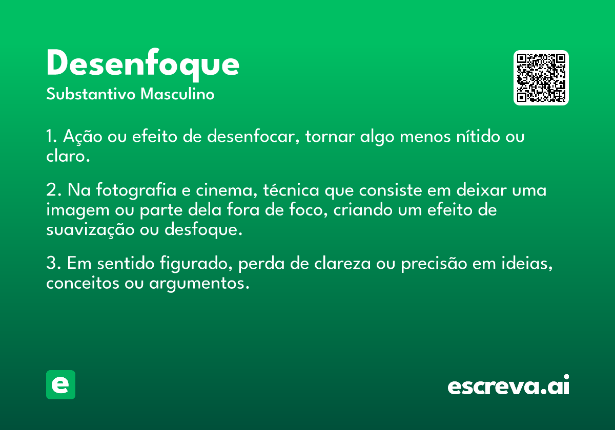 desenfoque