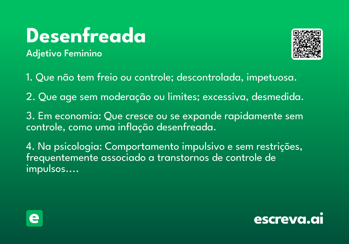 desenfreada