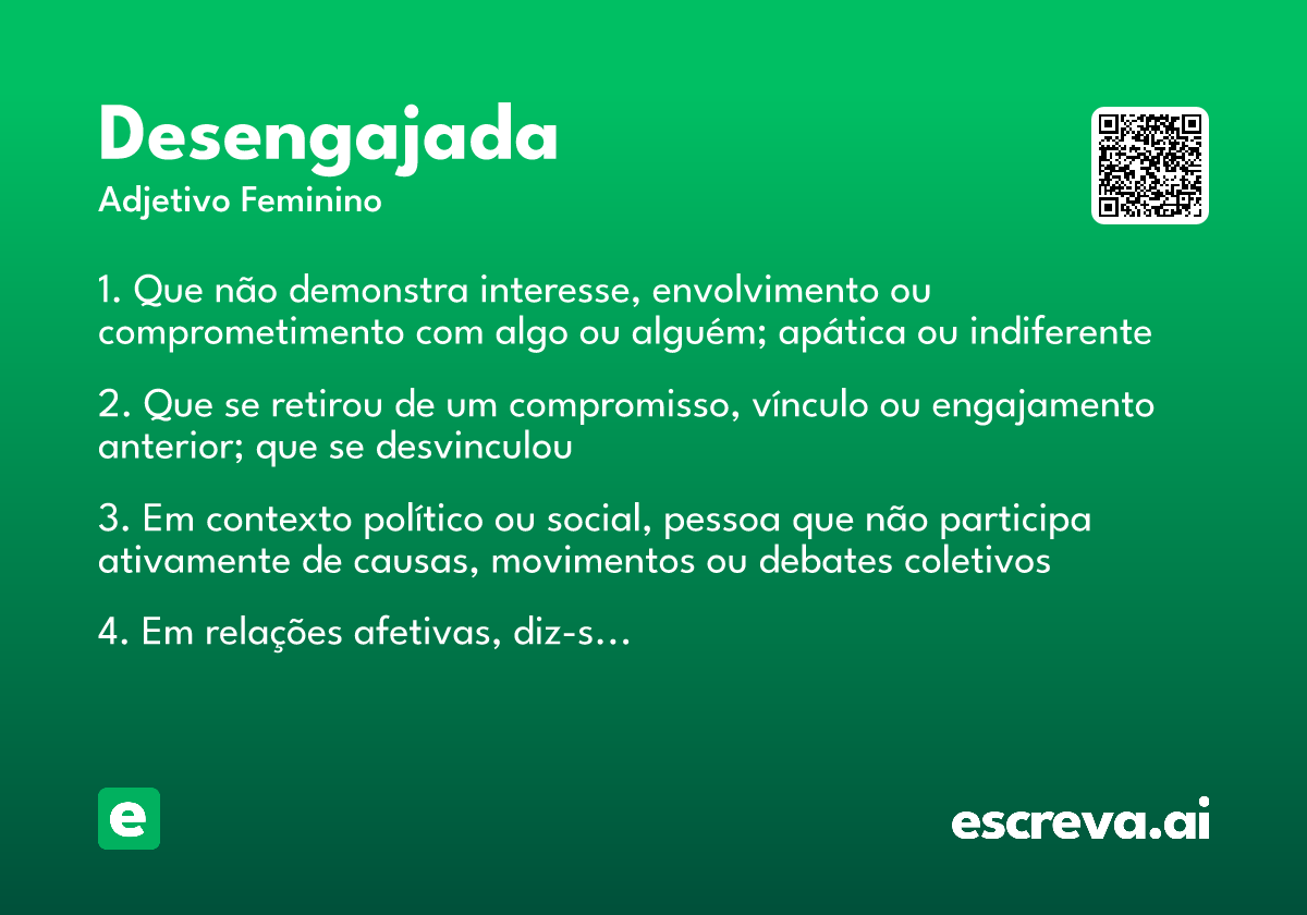 desengajada