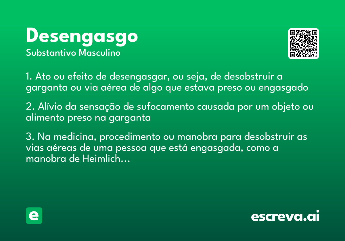 desengasgo