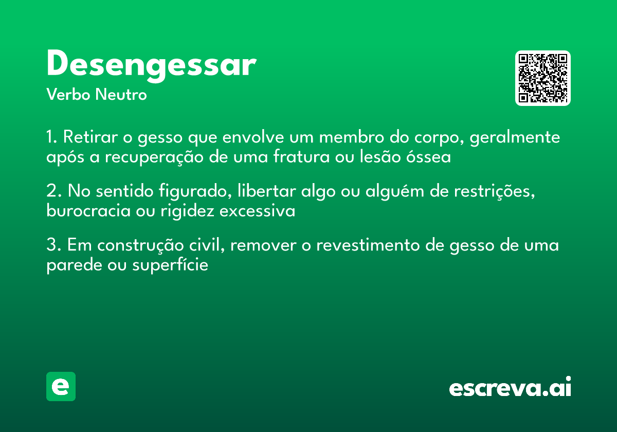 desengessar