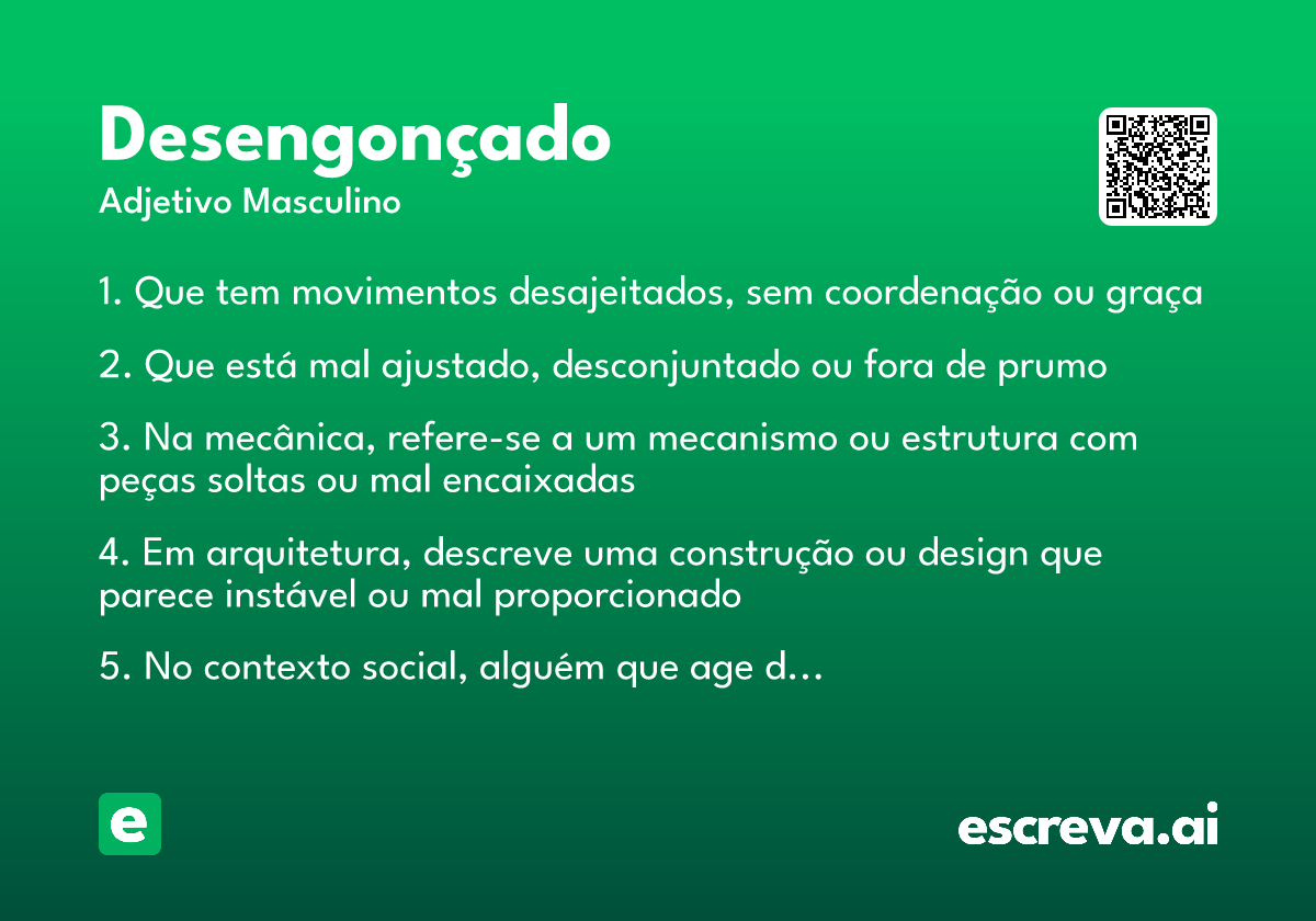 desengonçado