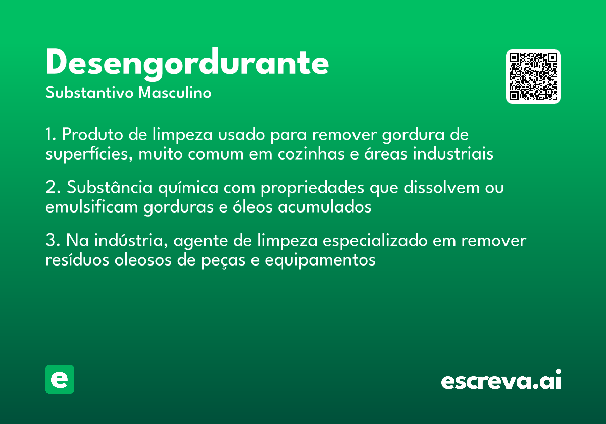desengordurante