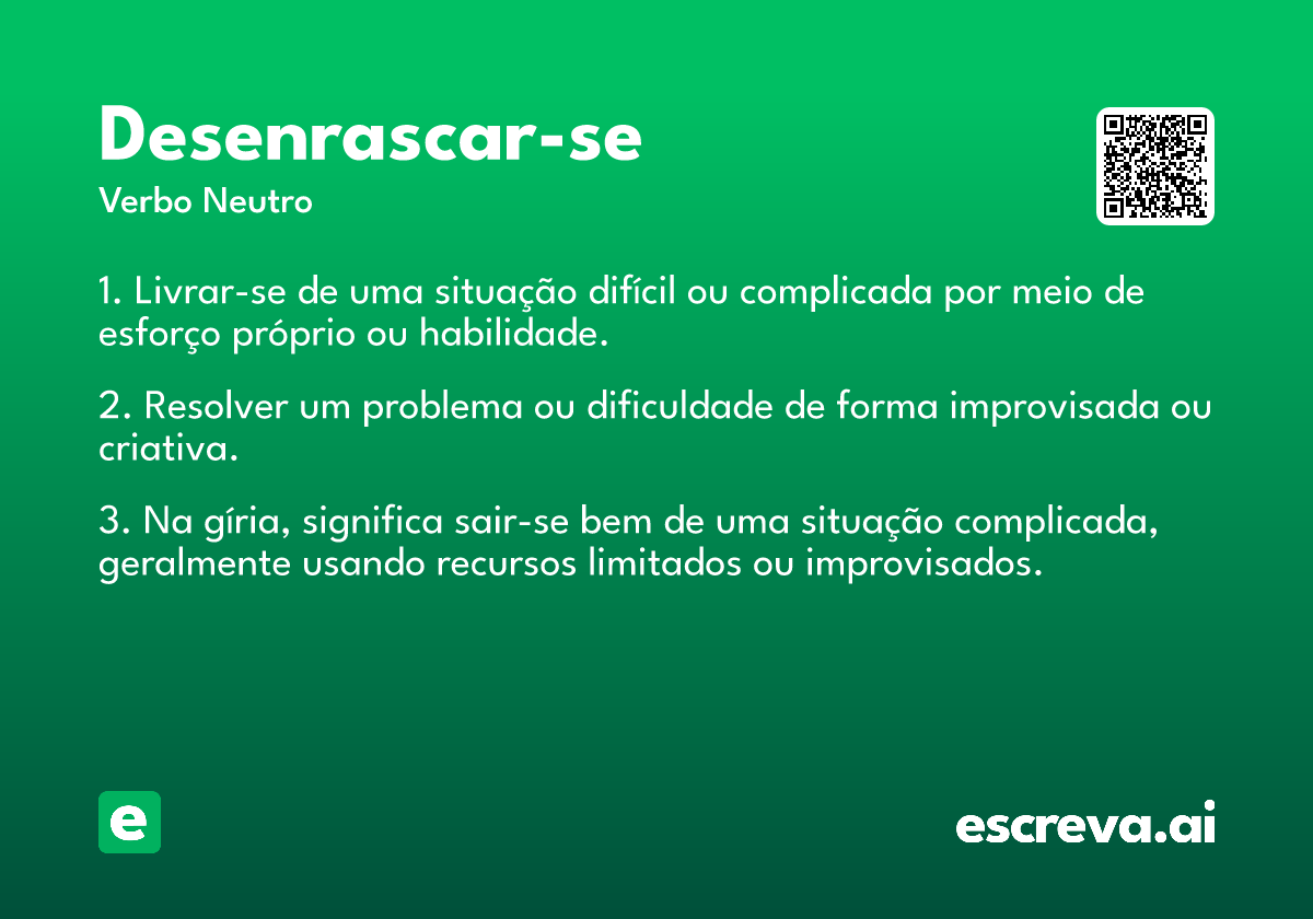 desenrascar-se