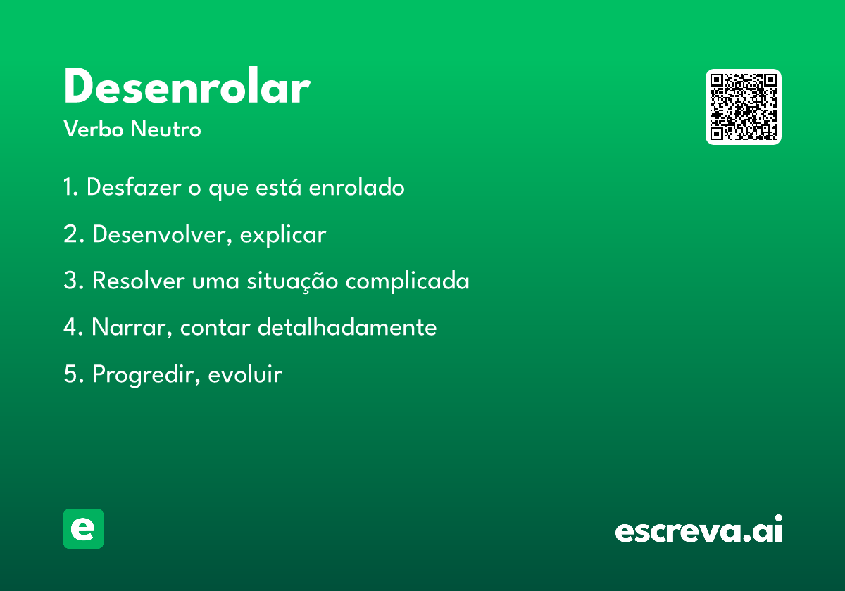 desenrolar
