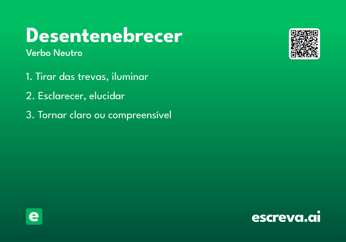 desentenebrecer