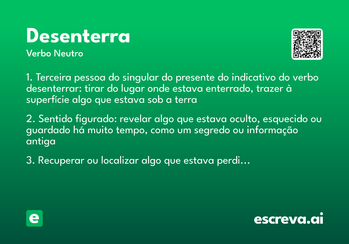 desenterra