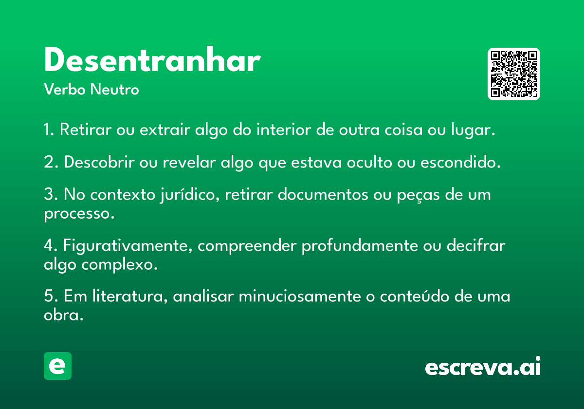 desentranhar