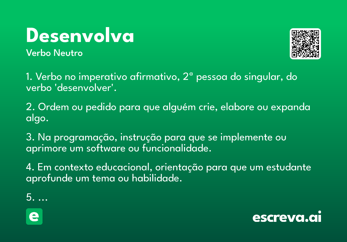 desenvolva