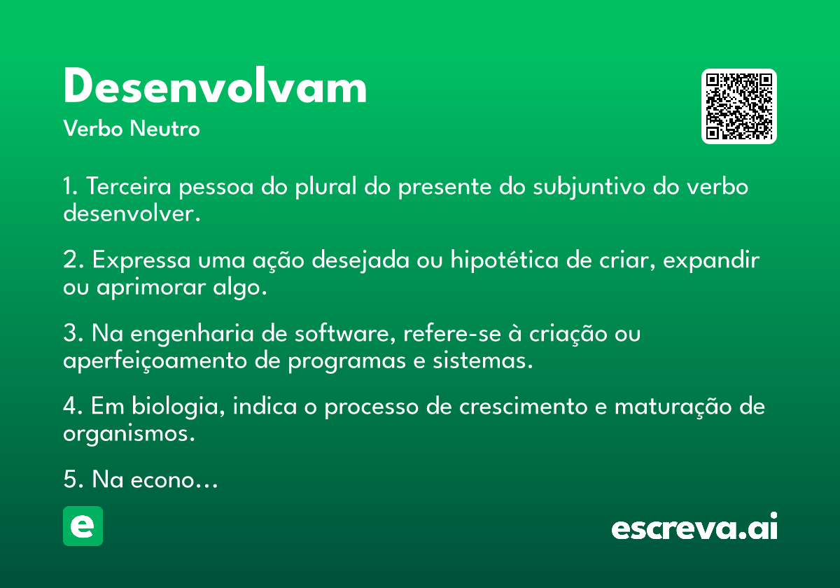 desenvolvam