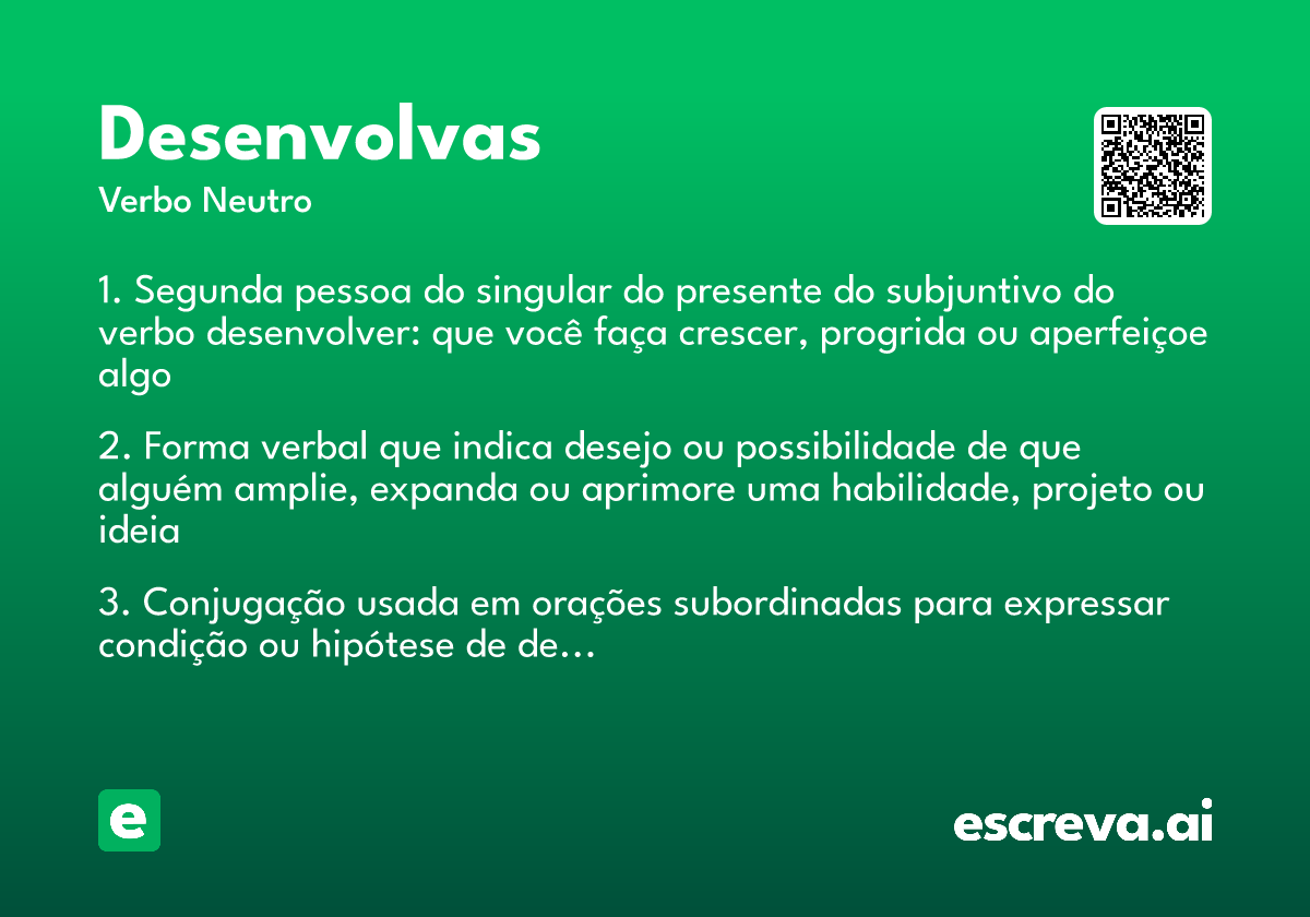 desenvolvas