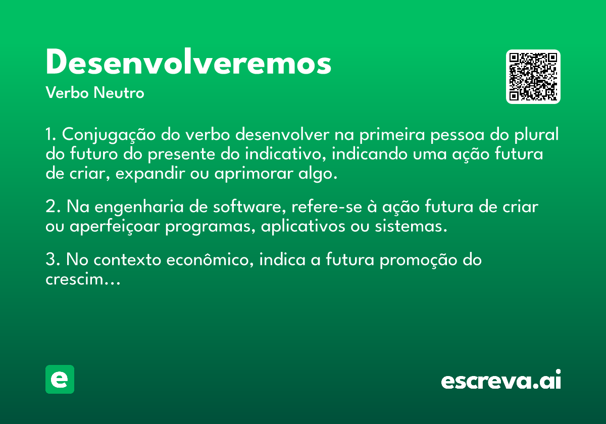 desenvolveremos