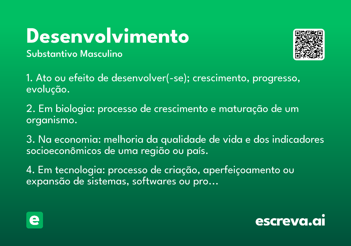 desenvolvimento