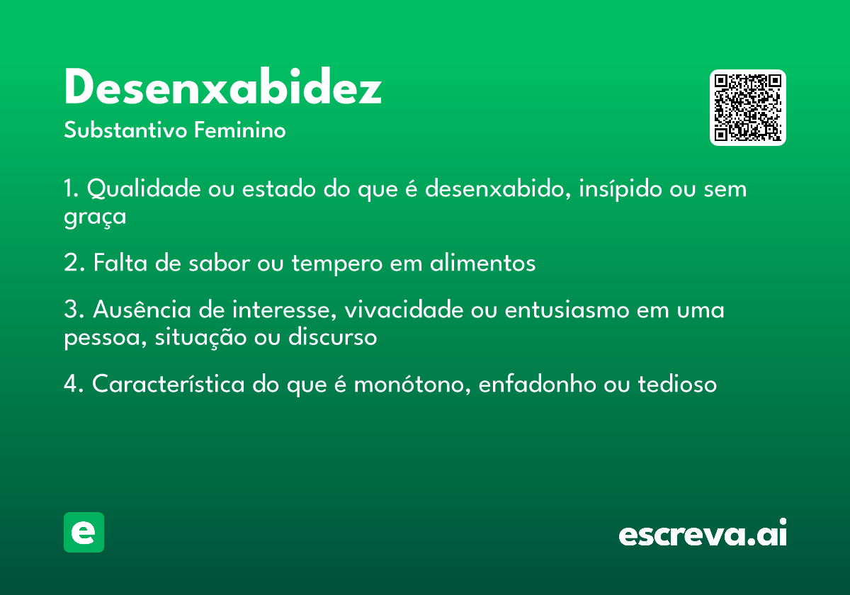 desenxabidez