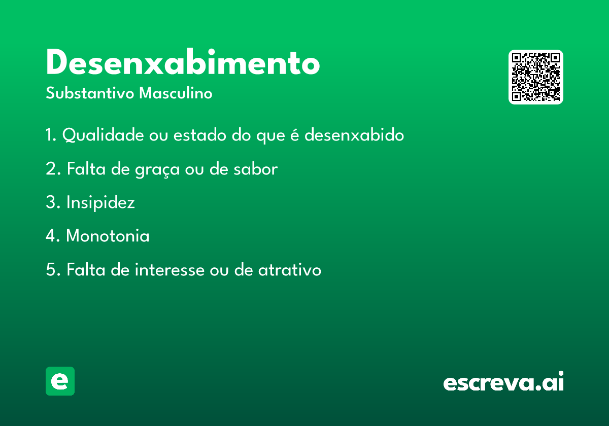 desenxabimento