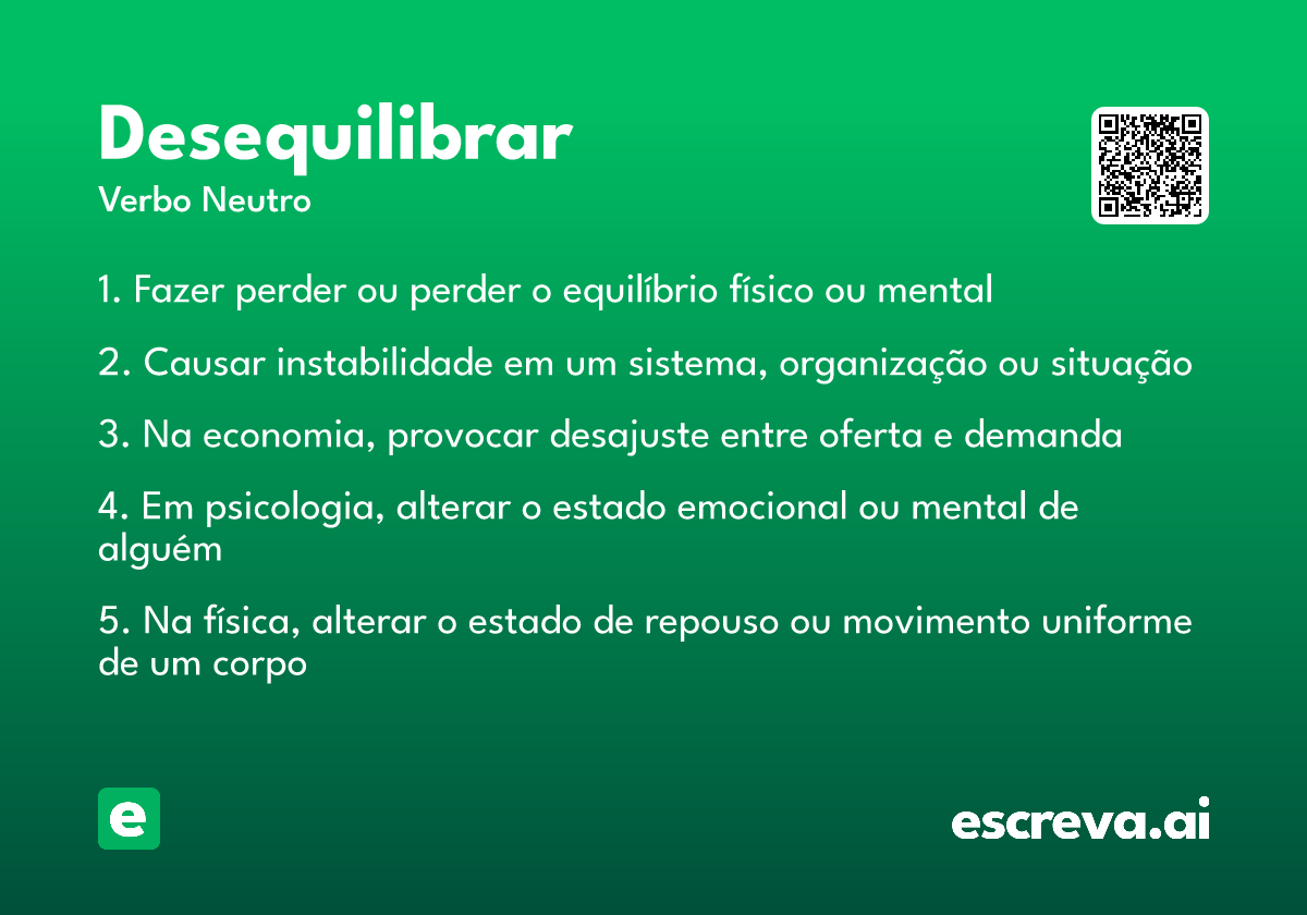 desequilibrar