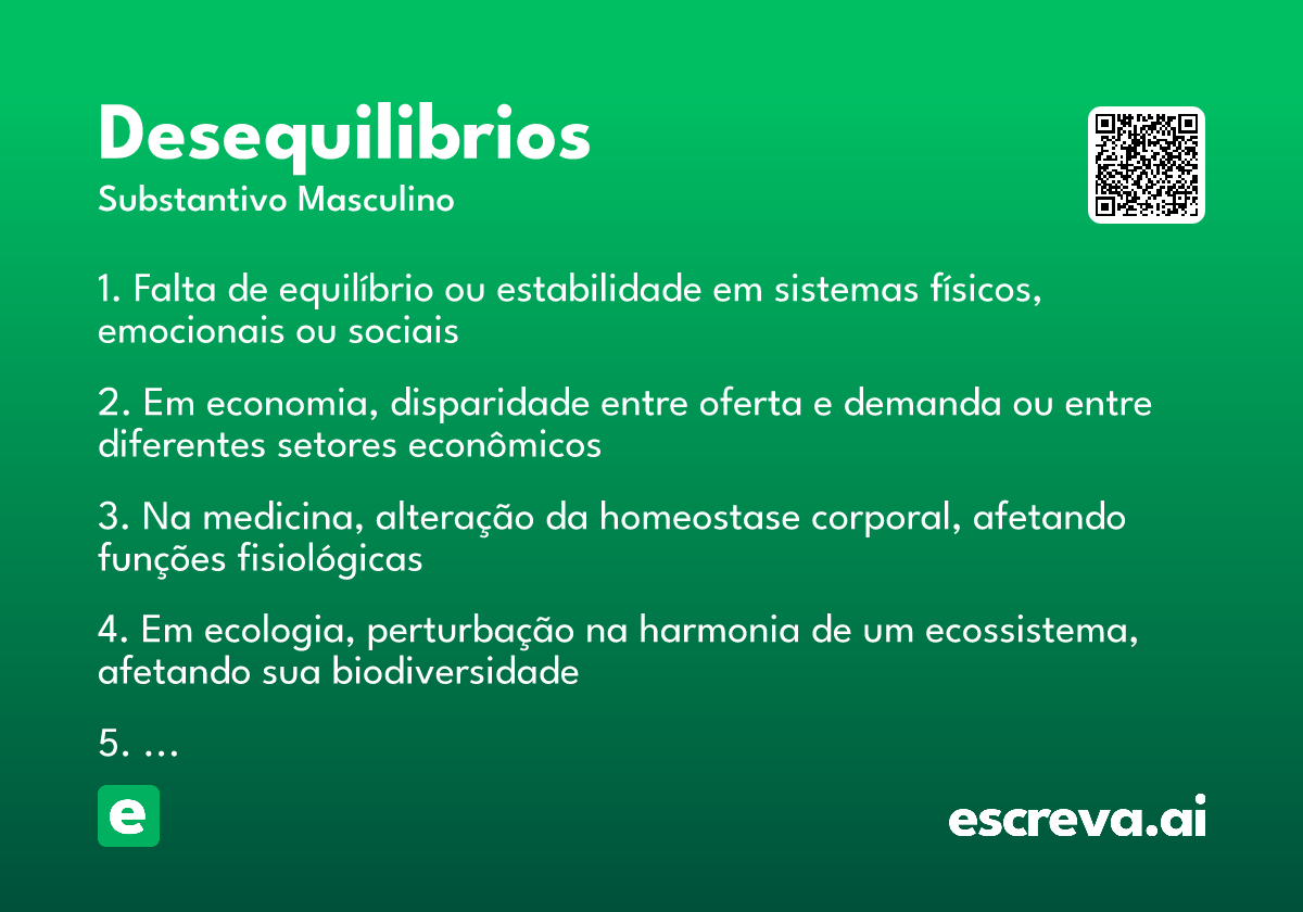 desequilibrios